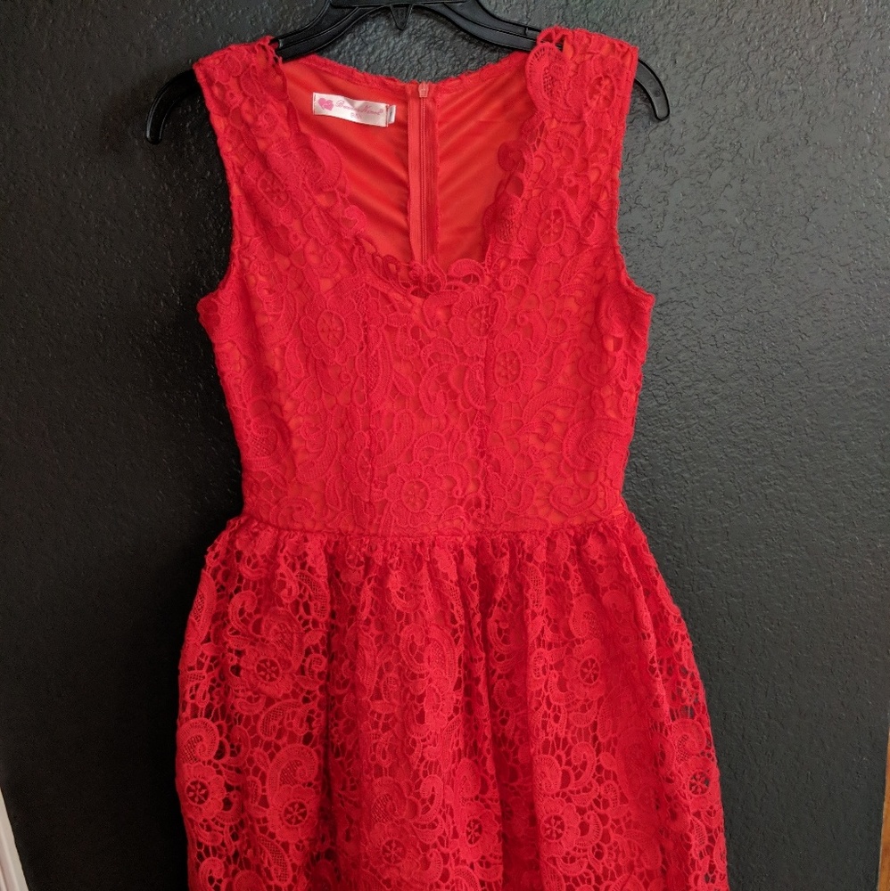 Knee length petticoat dress